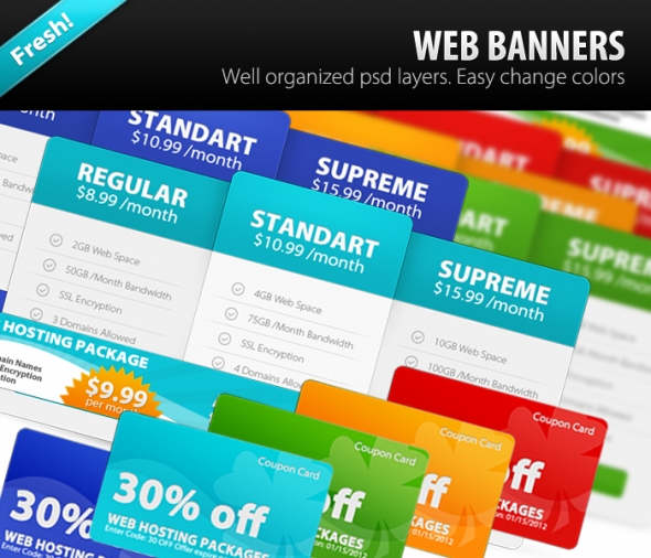 Template Image for Web Banners - 30001