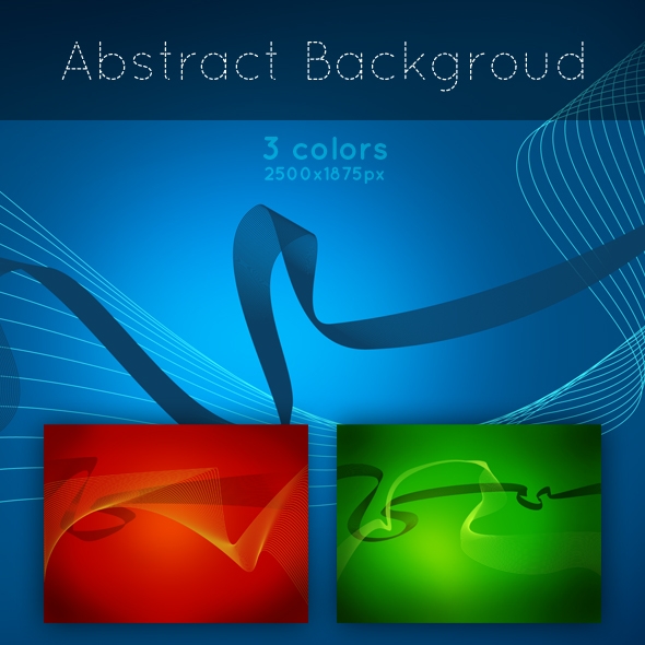 Template Image for 3 Abstract Backgrounds - 30009