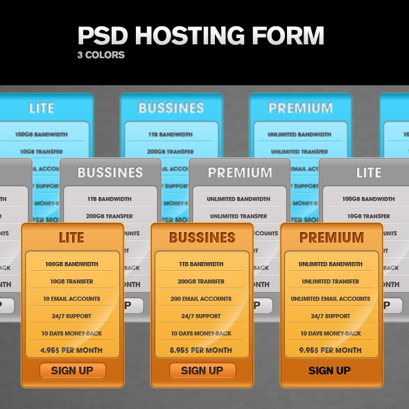 Template Image for Hosting Form Tables - 30049