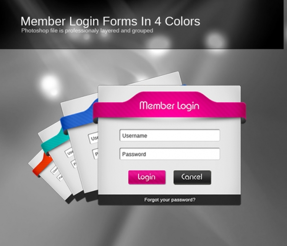 Template Image for Member Login Forms - 30092