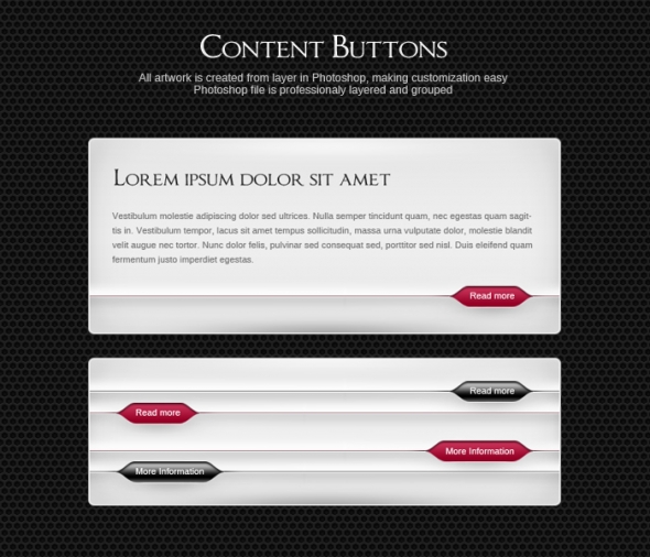 Template Image for Content UI Set - 30096