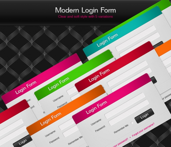 Template Image for Modern Login Forms - 30104