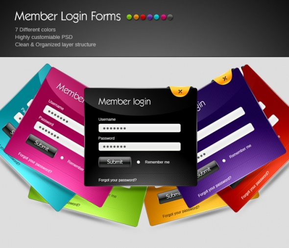 Template Image for Fun Login Forms - 30109