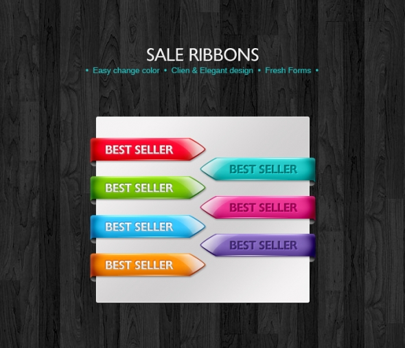 Template Image for Sale Ribbons - 30136