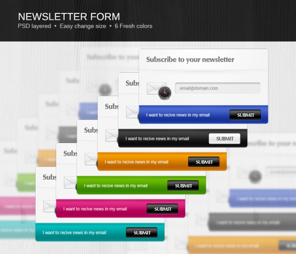 Template Image for Newsletter Forms - 30146