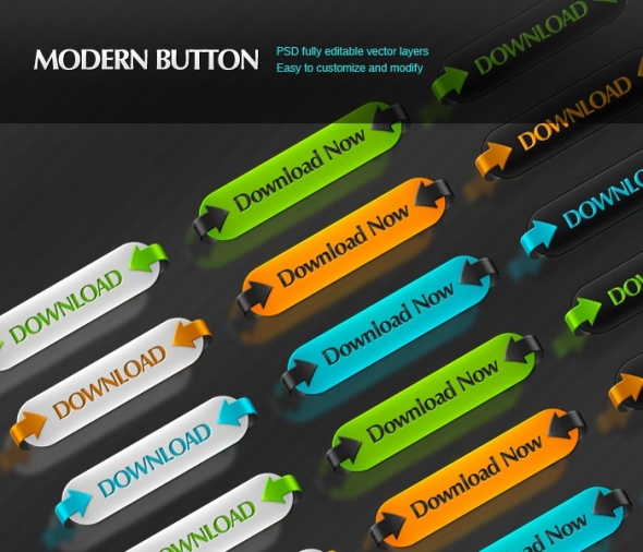 Template Image for Focused Buttons Set - 30159