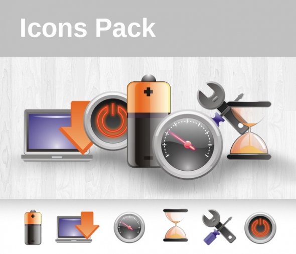 Template Image for Simple Icon Set - 30183