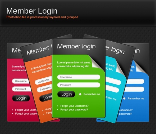 Template Image for Top Member Login Forms - 30294