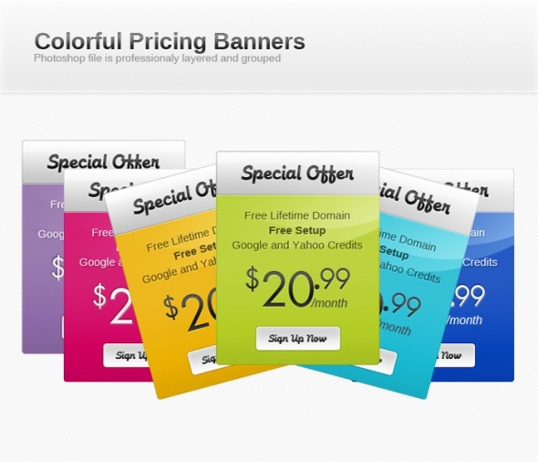 Template Image for Simple Pricing Banners - 30308