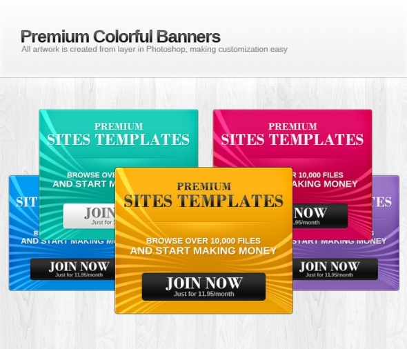 Template Image for Colorful Banners - 30388