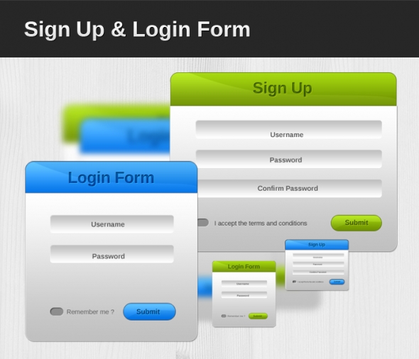 Template Image for Signup Forms - 30406