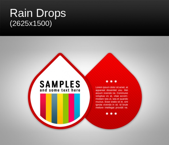 Template Image for Raindrops Background - 30522