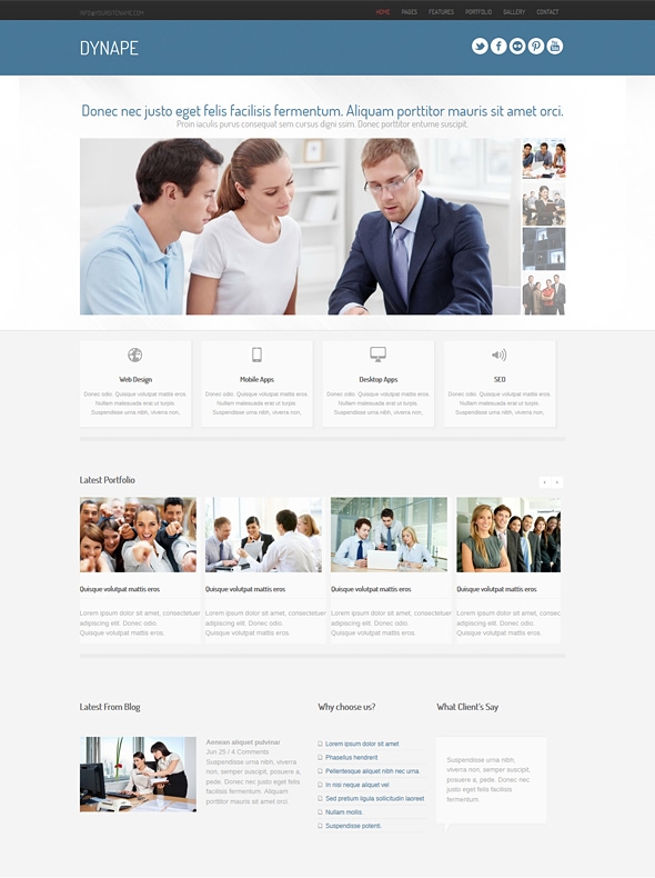Template Image for Dynape - Responsive HTML Template