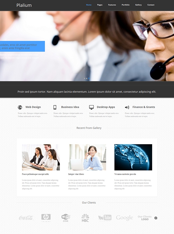 Template Image for Plalium - Responsive Web Template