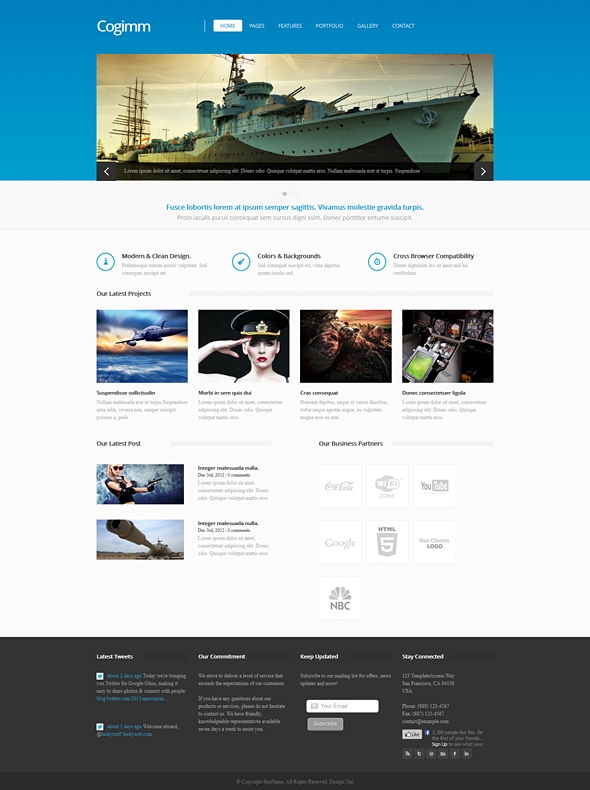 Template Image for Cogimm - Responsive HTML Template