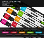 Image for Image for Login Navigation Bar with Buttons - 30030