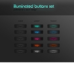 Image for Image for Illuminated Buttons Set - 30078