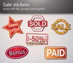 Image for Image for Sale Sticker Vectors - 30173