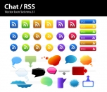 Image for Image for Chat & RSS Icons - 30249