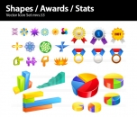 Image for Image for Shapes, Awards & Statistics Icons - 30251