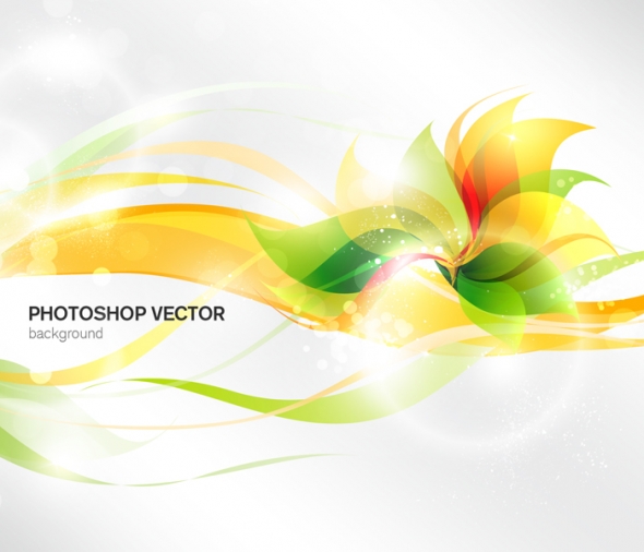 Flower Abstract Background - 30429 - Backgrounds - Graphics 